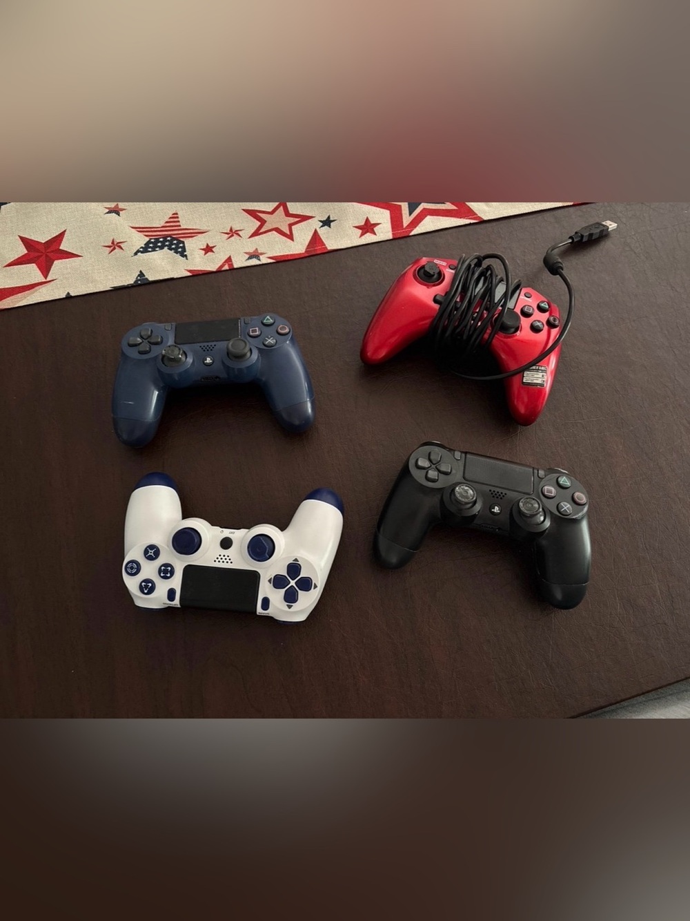 Xbox or PlayStation controllers for parts - poor condition